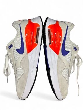 Women Size 9 - Nike Air Max SYSTM White Bright Crimson Lapis Shoes - DM9538-101